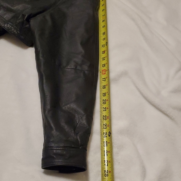 Sergio Vaducci Black Genuine Leather Jacket - Picture 10 of 13